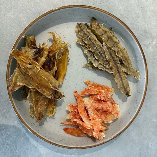 【小家庭買餸包】大紅蝦、瀨尿蝦乾及魷魚筒【餸包一】