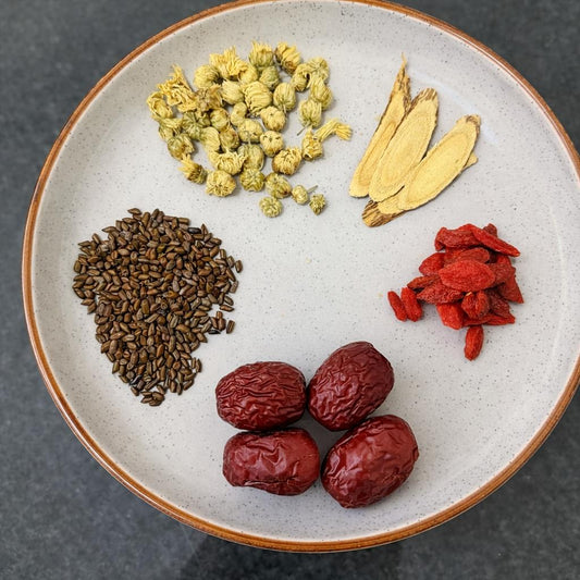 「護肝湯水」甘草菊花決明子杞子茶」(079)