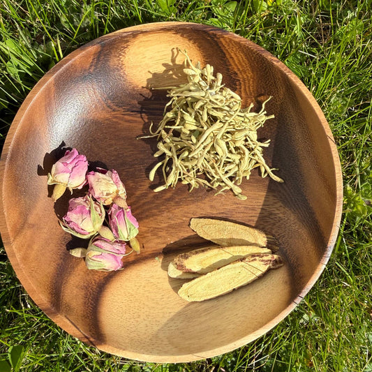 「調和脾胃、疏肝清熱」玫瑰金銀花甘草健腸胃茶 （共5包）